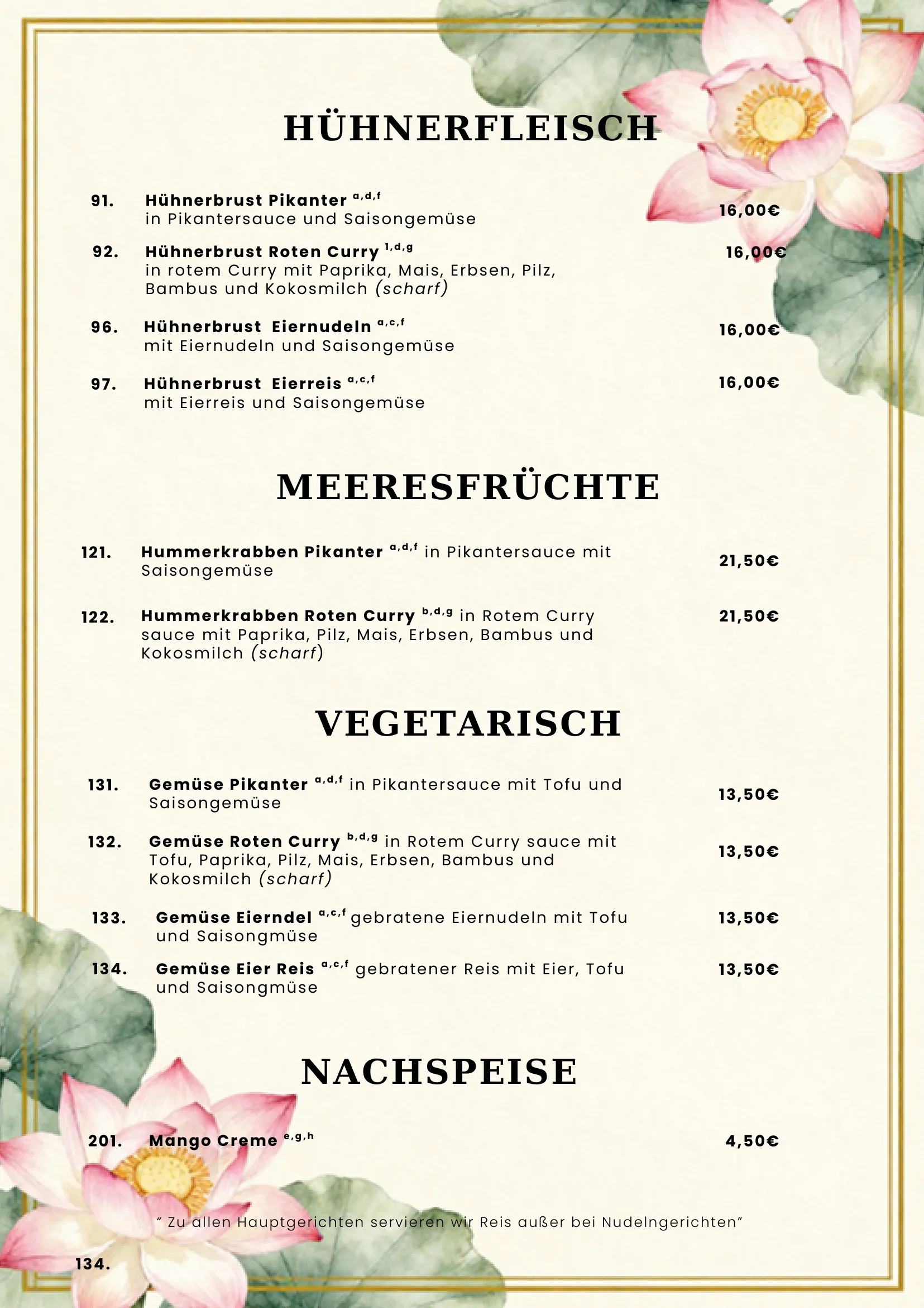 Speisekarte Seite 5